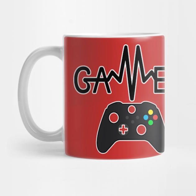 Gamer Heartbeat Xbox Black by Gamers Gear